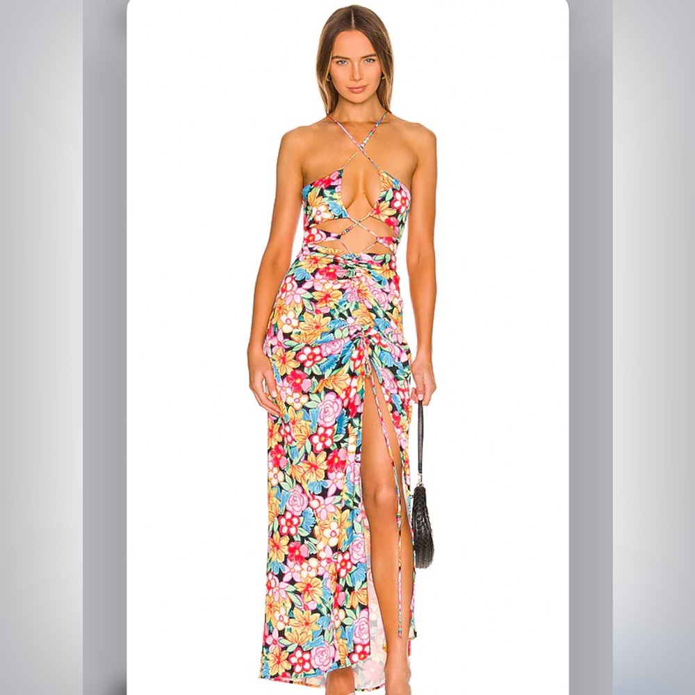 For Love And Lemons Mallory Maxi Dress